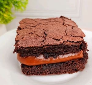 Brownie Recheado Doce de Leite